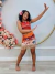 Fantasia Infantil Moana Com Colar e Cinto Faixa Festas (1130VL)