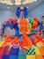 Vestido Infantil Junino Laranja Xadrez Colorido Luxo (1424LR) na internet