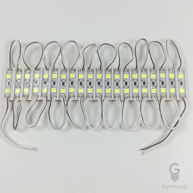 Mini Módulo 12v 5050 2led 27mm IP65 - comprar online