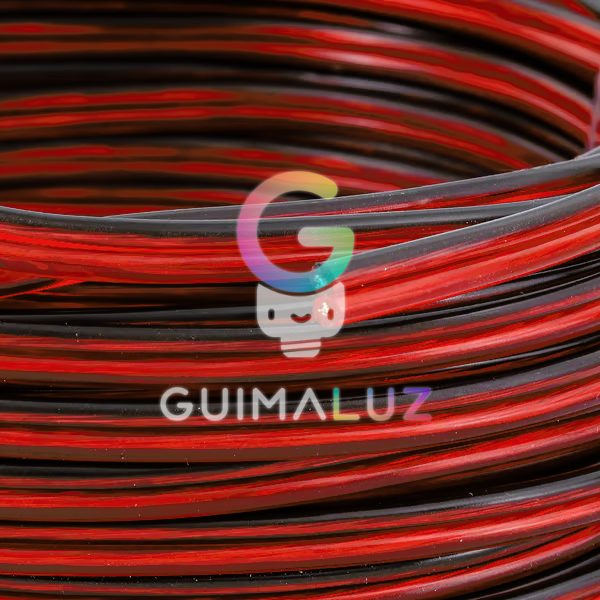 Cabo Fio Paralelo Bicolor VM/PT 2X1,5mm 2-VIAS 5V/12V24V - comprar online