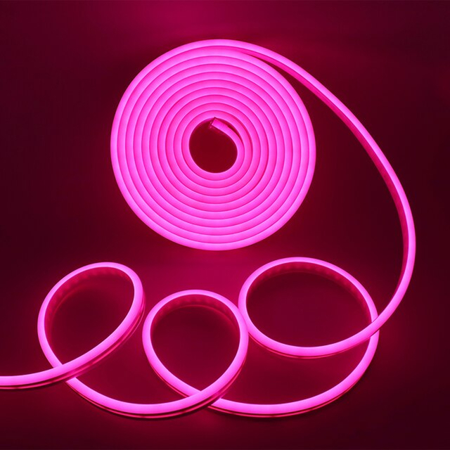 Mangueira Led Neon Rosa 24v 5 metros