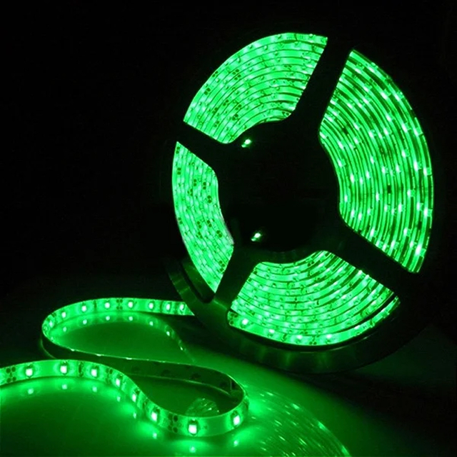 Fita Led 5050 Verde 24v IP65 5 metros na internet