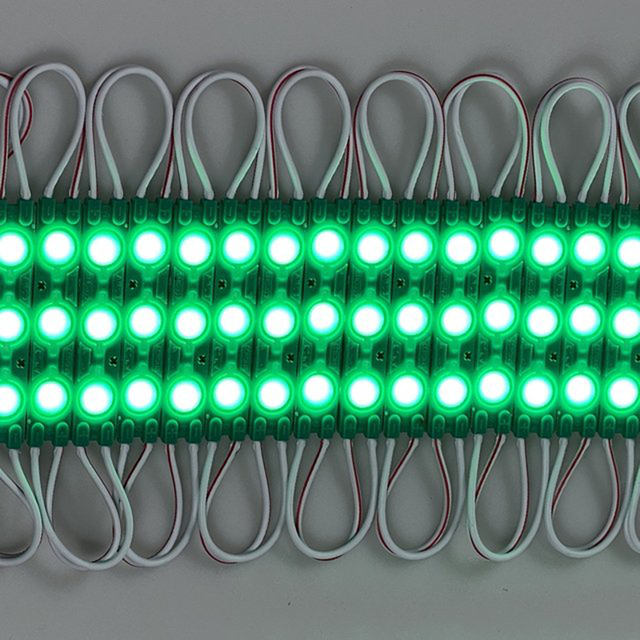 Módulo Led 12v 7025 3led Verde IP65 - comprar online