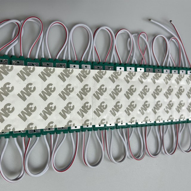 Módulo Led 12v 7025 3led Verde IP65 na internet