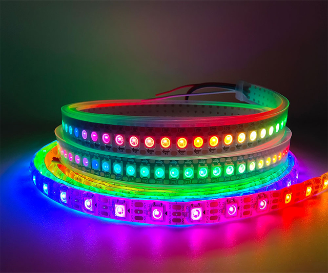 Fita Led Digital WS2812 5v RGB IP67 366 Efeitos 720Leds na internet