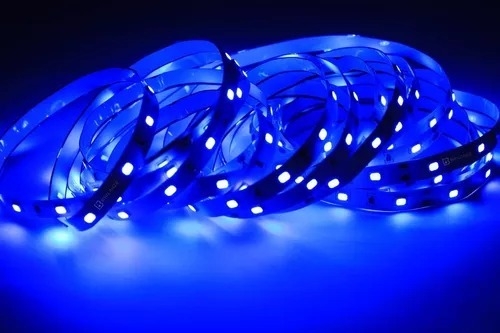 Fita Led 3528 IP20 24w 300Leds 5mts Azul