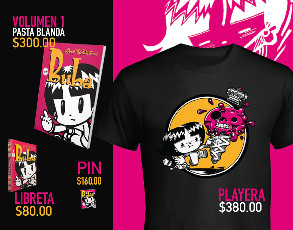 [PREVENTA] Buba Volumen 1- PAQUETE ROSA MEXICANO