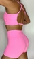 Conjunto de Short de Poliamida, Top Alças com Regulagem e Short com ou sem Empina Bumbum - Loja Imponente