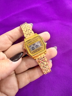 Relógio Casio Pequeno Dourado - comprar online