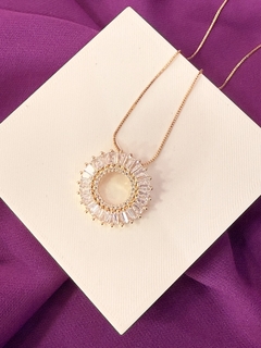 Colar Pedraria Dourado - comprar online