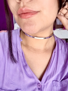 Choker Aro Lisa Prata - comprar online