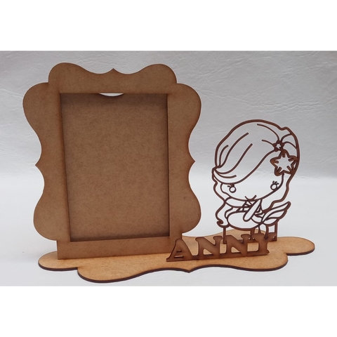 Porta Retrato Sereia Centro De Mesa Decoração De Mesa Mdf