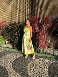 Vestido Floral Alcas Cruzadas - loja online