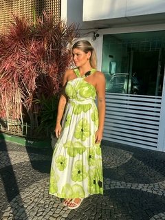 Imagem do Vestido Floral Alcas Cruzadas