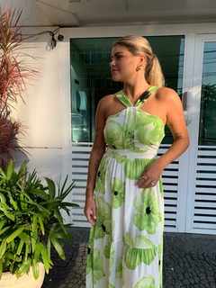 Vestido Floral Alcas Cruzadas - comprar online