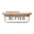 Manteigueira com Espátula e Tampa de Bambu e vidro 15cm x 11cm x 5cm - comprar online