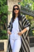 Poncho abierto Olivia - lana de Oveja