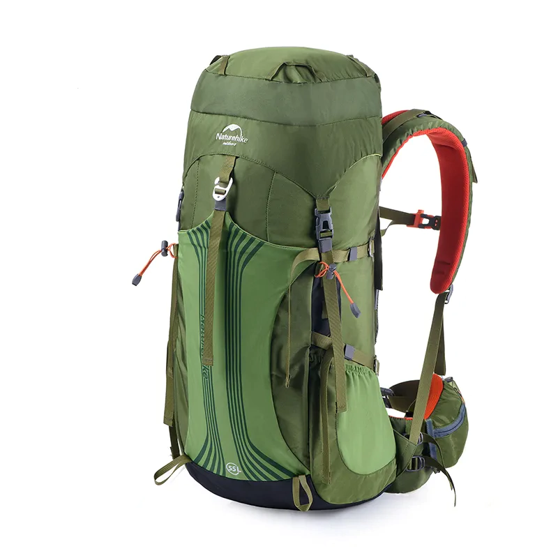 Mochila Naturehike Outdoors 55+5L Trekking Profissional