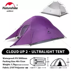 Barraca Naturehike Cloud Up 2 Pessoas 210T na internet