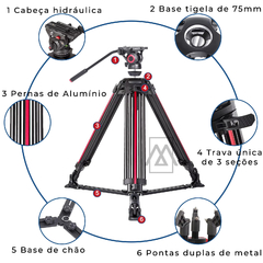 Tripé Miliboo MTT605a Profissional Robusto na internet