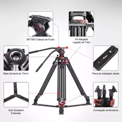 Tripé Miliboo MTT609a Profissional