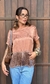 BLUSA BETHANY MARROM CLARO na internet