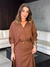 CAMISA MILENA MARROM ANNA TORQUATO - comprar online
