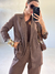 BLAZER DANIELY MARROM ANNA TORQUATO - comprar online