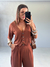 BLUSA BETANIA MARROM ANNA TORQUATO - comprar online