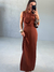 VESTIDO PAMELA MARROM TRANSPASSDO ANNA TORQUATO na internet