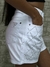 SHORTS X MOM COS ALTO BRANCO COM STRASS - Hira Store