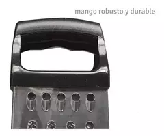 Imagen de Rallador Acero Inoxidable 4 Caras Mango Plastico Hudson
