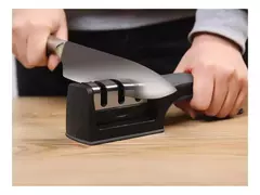 Afilador De Cuchillos 3 Tiempos Hudson Base Antideslizante