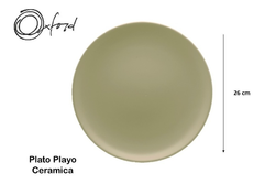 Plato Playo Unni Cerámica Oxford 26cm Diámetro X12UNIDADES en internet