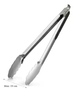 Pinza Multiuso Parrilla Ensalada Hudson Acero - 4K HOME - TIENDA MAYORISTA