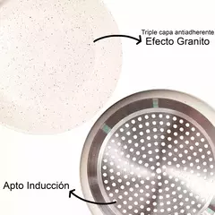 Sarten 24cm Carol Induccion Granito Antiadherente en internet