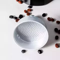 Imagen de Cafetera Tipo Italiana Hudson Negra Aluminio 9 Pocillos