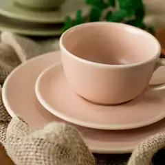 Set Taza Té C/plato Unni Cerámica 200cc Oxford - comprar online
