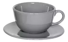Set Taza Té C/plato Unni Cerámica 200cc Oxford - 4K HOME - TIENDA MAYORISTA