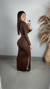Conjunto Saia Longa Com Cropped Decote Quadrado - Parada do Cropped