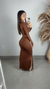 Conjunto Saia Longa Com Cropped Decote Quadrado - comprar online