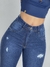 CALÇA JEANS MEGA BUMBUM SKINNY FEMININA COM PUÍDO REF54 - Parada do Cropped