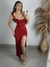 VESTIDO LONGO DECOTE CORAÇÃO E FENDA na internet