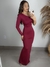 VESTIDO LONGO MANGA ÚNICA LONGA DECOTE COSTAS na internet