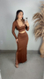 Imagem do Conjunto Saia Longa Com Cropped Decote Quadrado