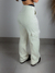 CALÇA JEANS CARGO WIDE LEG FEMININO OFF-WHITE - Parada do Cropped