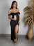 VESTIDO LONGO DECOTE CORAÇÃO E FENDA - Parada do Cropped