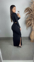 Conjunto Saia Longa Com Cropped Decote Quadrado - loja online