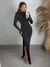 VESTIDO LONGO MANGA LONGA DECOTE COSTAS na internet