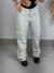 CALÇA JEANS CARGO WIDE LEG FEMININO OFF-WHITE - comprar online